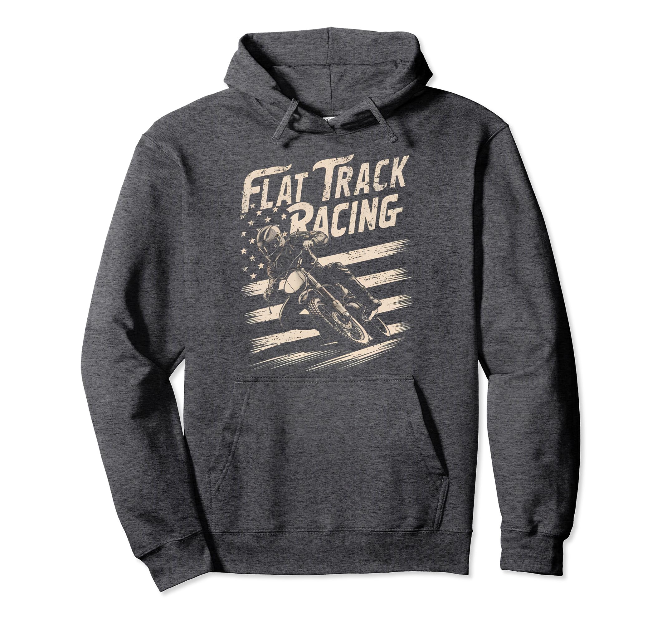 Flat Track Motorcycle Racing American Hoodie - Streetwear Style Unisex - T-Shirt, Sweatshirt, Hoodie