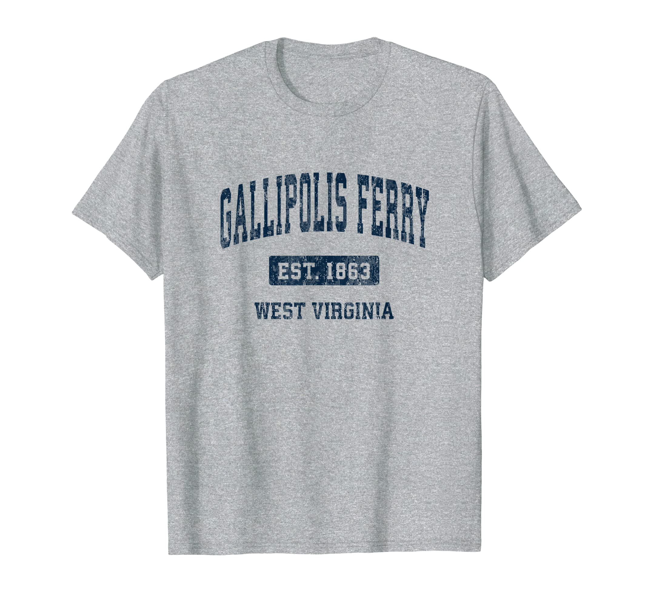 Gallipolis Ferry West Virginia Wv T-Shirt - Custom Art Print Men Women - T-Shirt, Sweatshirt, Hoodie