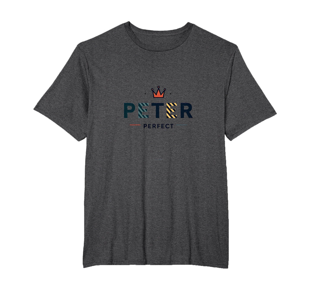 Peter Peter Royal Crown Typography Art T-Shirt - Minimalist Print Unisex - T-Shirt, Sweatshirt, Hoodie