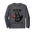 Funny Beaver Brain Dam You Dropped T-Shirt - Custom Art Print for Adults - T-Shirt, Sweatshirt, Hoodie