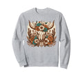 Western Boho Aztec Pattern Sweatshirt - Unique Graphic for Adults - T-Shirt, Sweatshirt, Hoodie