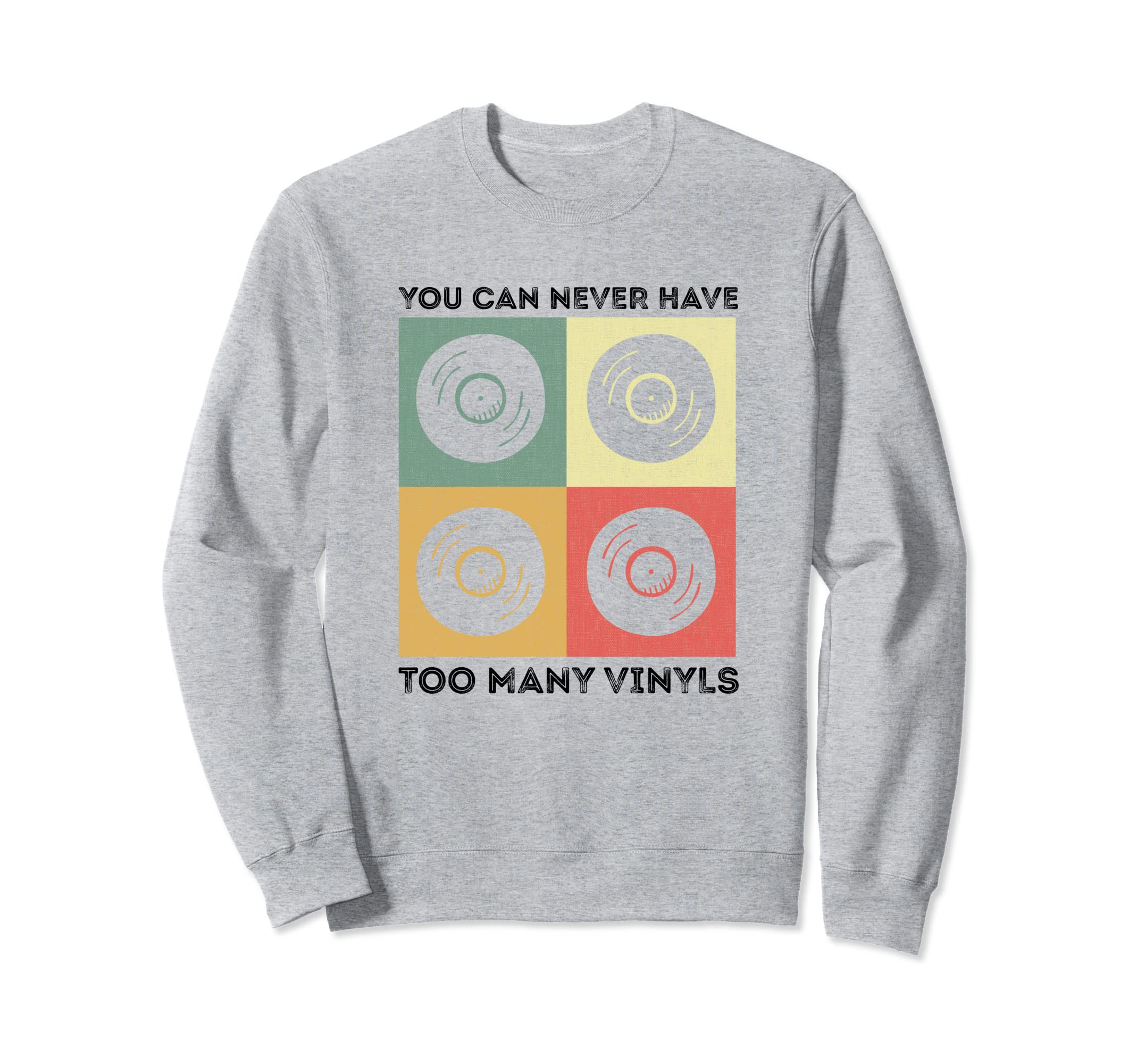 Vinyl Lp Record Vinyls Sweatshirt - Fun Novelty Design Unisex - T-Shirt, Sweatshirt, Hoodie