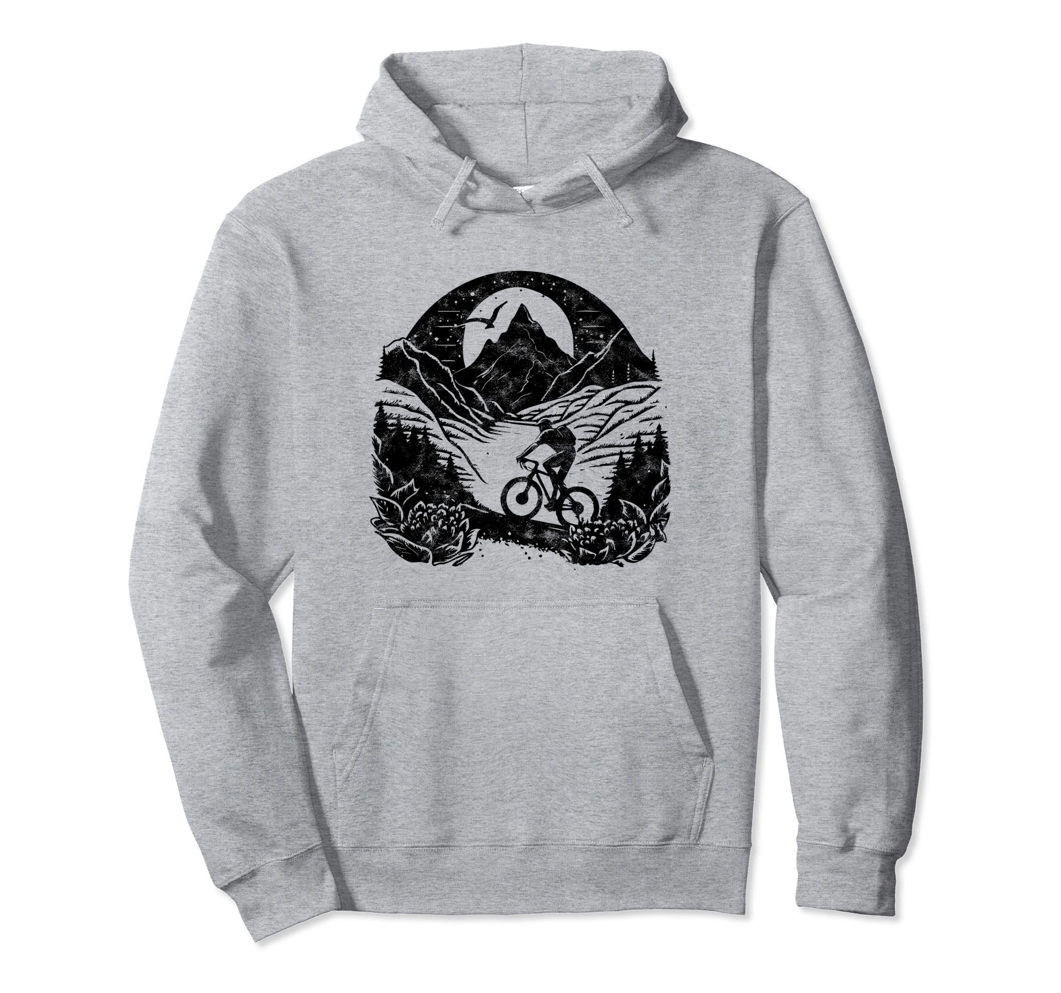 Mountain Bike Cycling Bicycle Race Ride Hoodie - Unique Graphic Men Women - T-Shirt, Sweatshirt, Hoodie