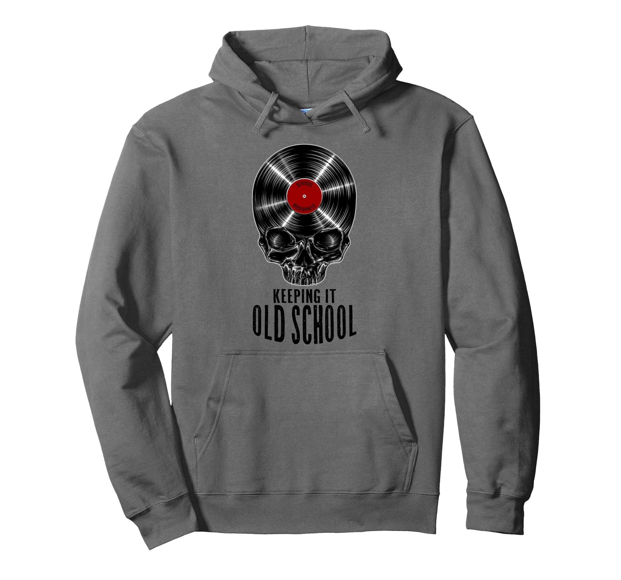 Keeping It Old School Vinyl Record Hoodie - Casual Everyday Wear Unisex - T-Shirt, Sweatshirt, Hoodie