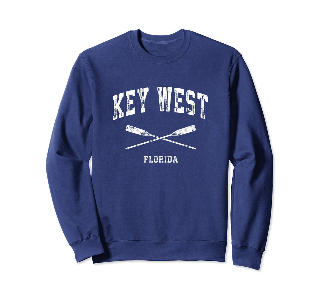 Key West Florida Nautical Crossed Sweatshirt - Aesthetic Graphic Unisex - T-Shirt, Sweatshirt, Hoodie