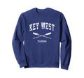 Key West Florida Nautical Crossed Sweatshirt - Minimalist Print Men Women - T-Shirt, Sweatshirt, Hoodie