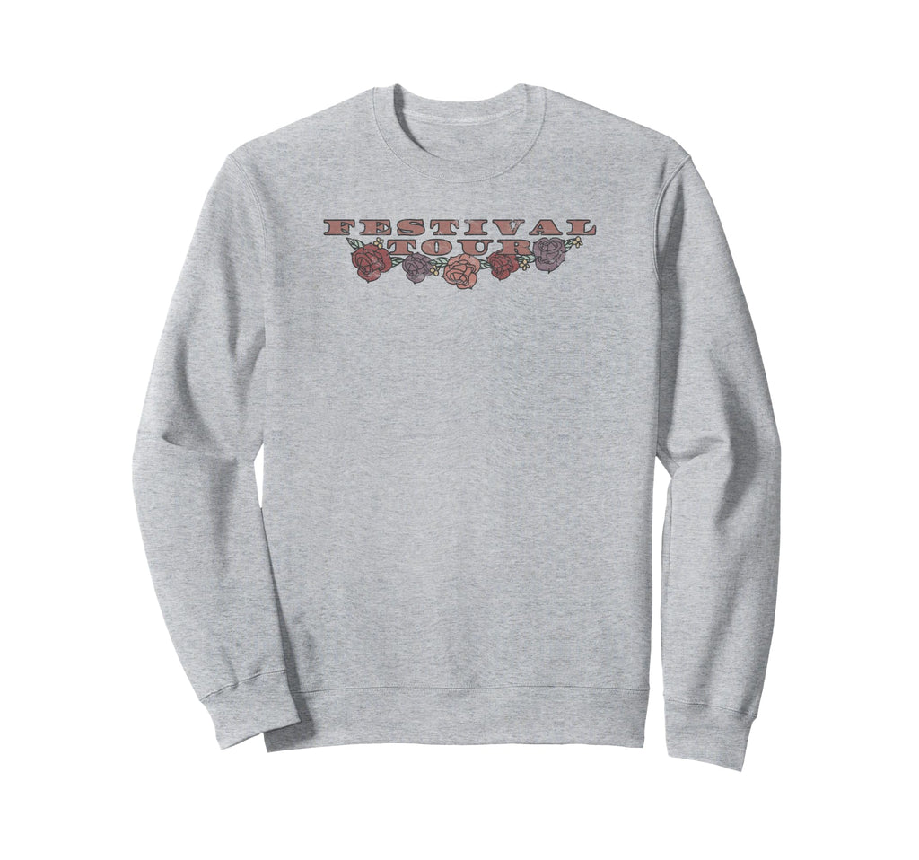 Festival Tour Floral Sweatshirt - Trendy Graphic for Adults - T-Shirt, Sweatshirt, Hoodie