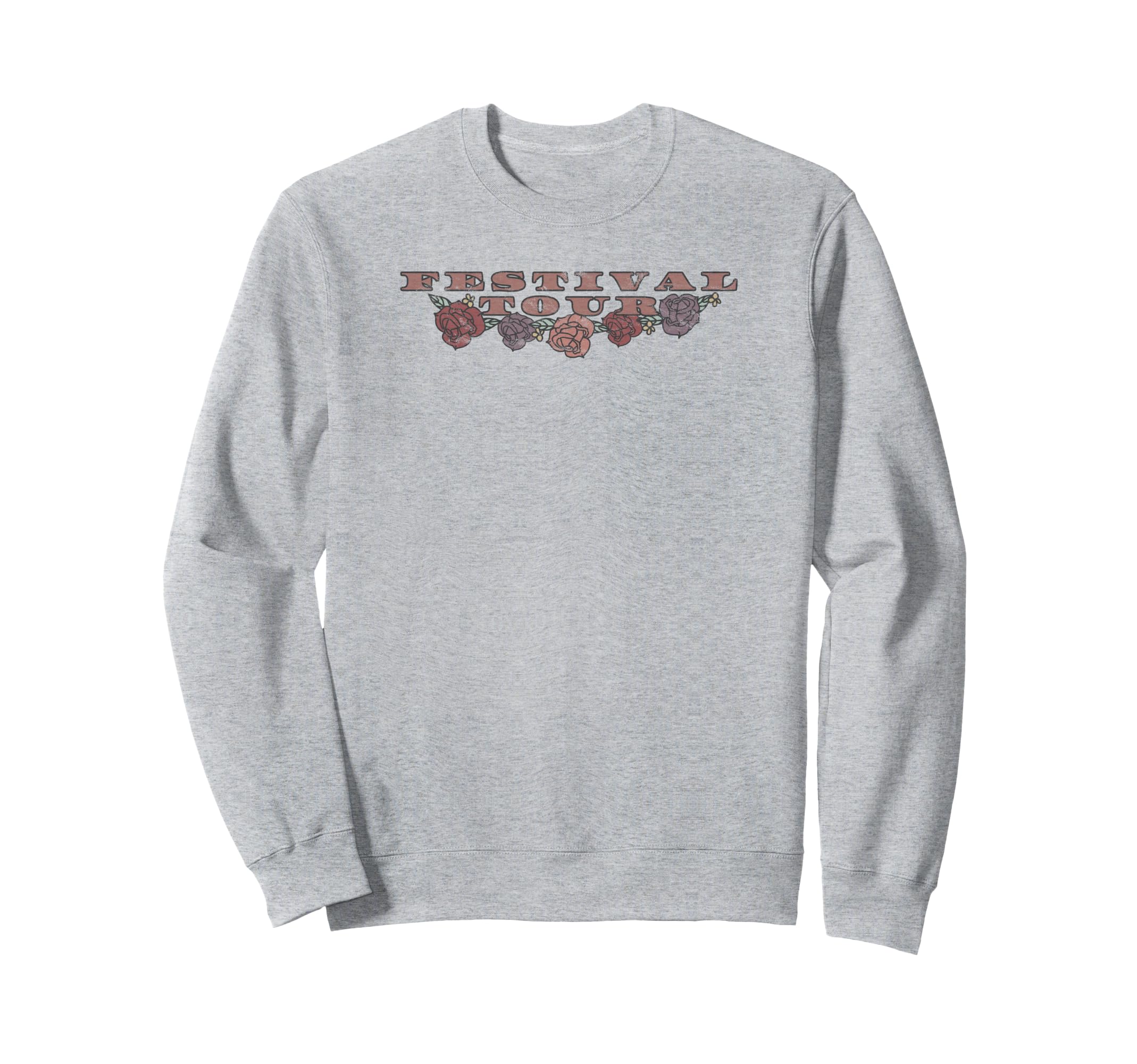 Festival Tour Floral Sweatshirt - Trendy Graphic for Adults - T-Shirt, Sweatshirt, Hoodie
