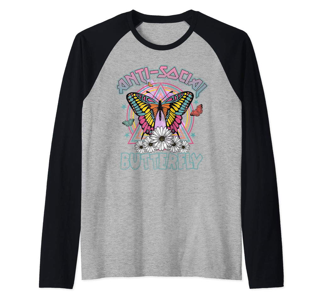 Funny Anti Social Butterfly Introvert T-Shirt - Streetwear Style Men Women - T-Shirt, Sweatshirt, Hoodie