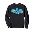 Usa Typography Patriotic 4Th July Sweatshirt - Minimalist Print for Adults - T-Shirt, Sweatshirt, Hoodie