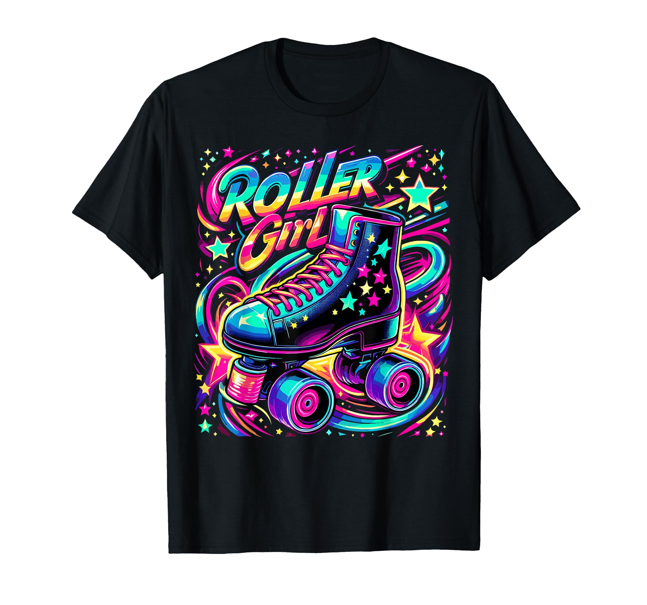 Roller Skater 90S 80S Skating T-Shirt - Casual Everyday Wear Men Women - T-Shirt, Sweatshirt, Hoodie