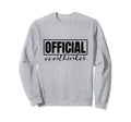 Funny Overthinker Label Badge Slogan Sweatshirt - Custom Art Print Unisex - T-Shirt, Sweatshirt, Hoodie