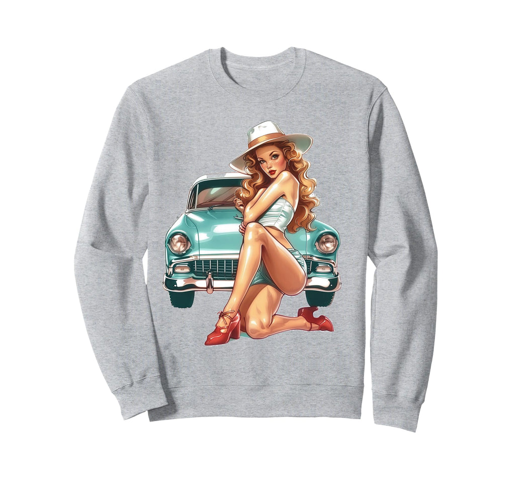 Pinup Pin Up Sweatshirt - Minimalist Print Unisex - T-Shirt, Sweatshirt, Hoodie
