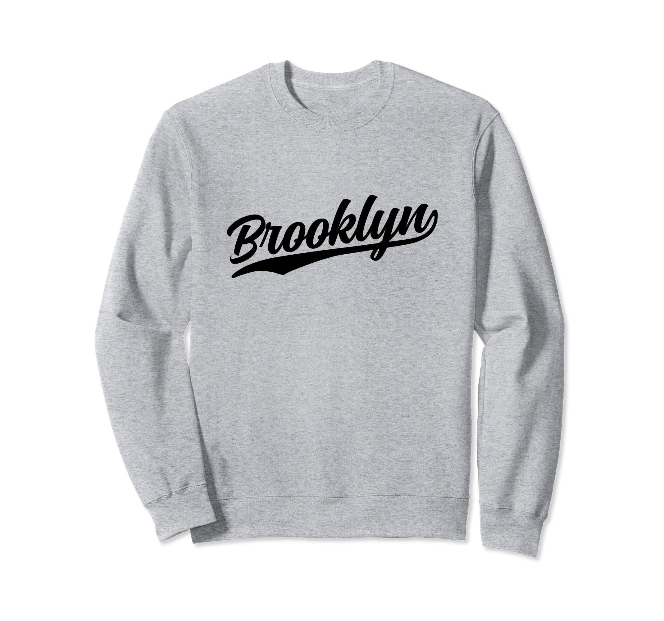 Brooklyn New York Ny 1970S Swoosh Sweatshirt - Streetwear Style Men Women - T-Shirt, Sweatshirt, Hoodie