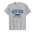 Glen Jean West Virginia Wv Athletic Sports T-Shirt - Graphic Print Unisex - T-Shirt, Sweatshirt, Hoodie