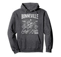 Bonneville Salt Flats Motorcycle Hoodie - Streetwear Style Men Women - T-Shirt, Sweatshirt, Hoodie