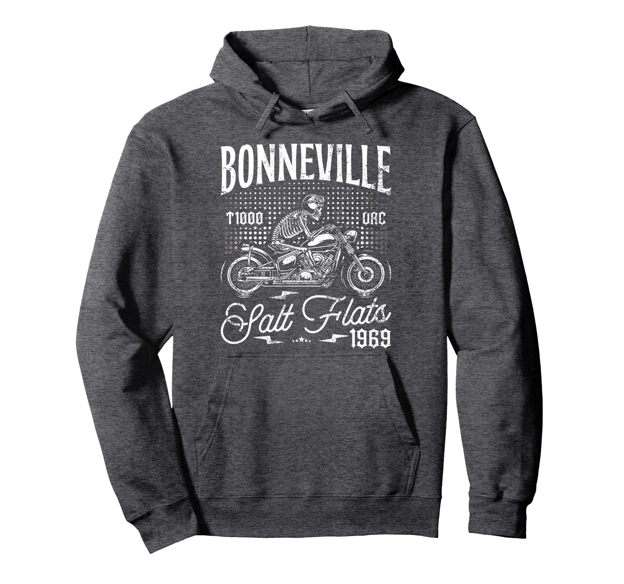 Bonneville Salt Flats Motorcycle Hoodie - Streetwear Style Men Women - T-Shirt, Sweatshirt, Hoodie
