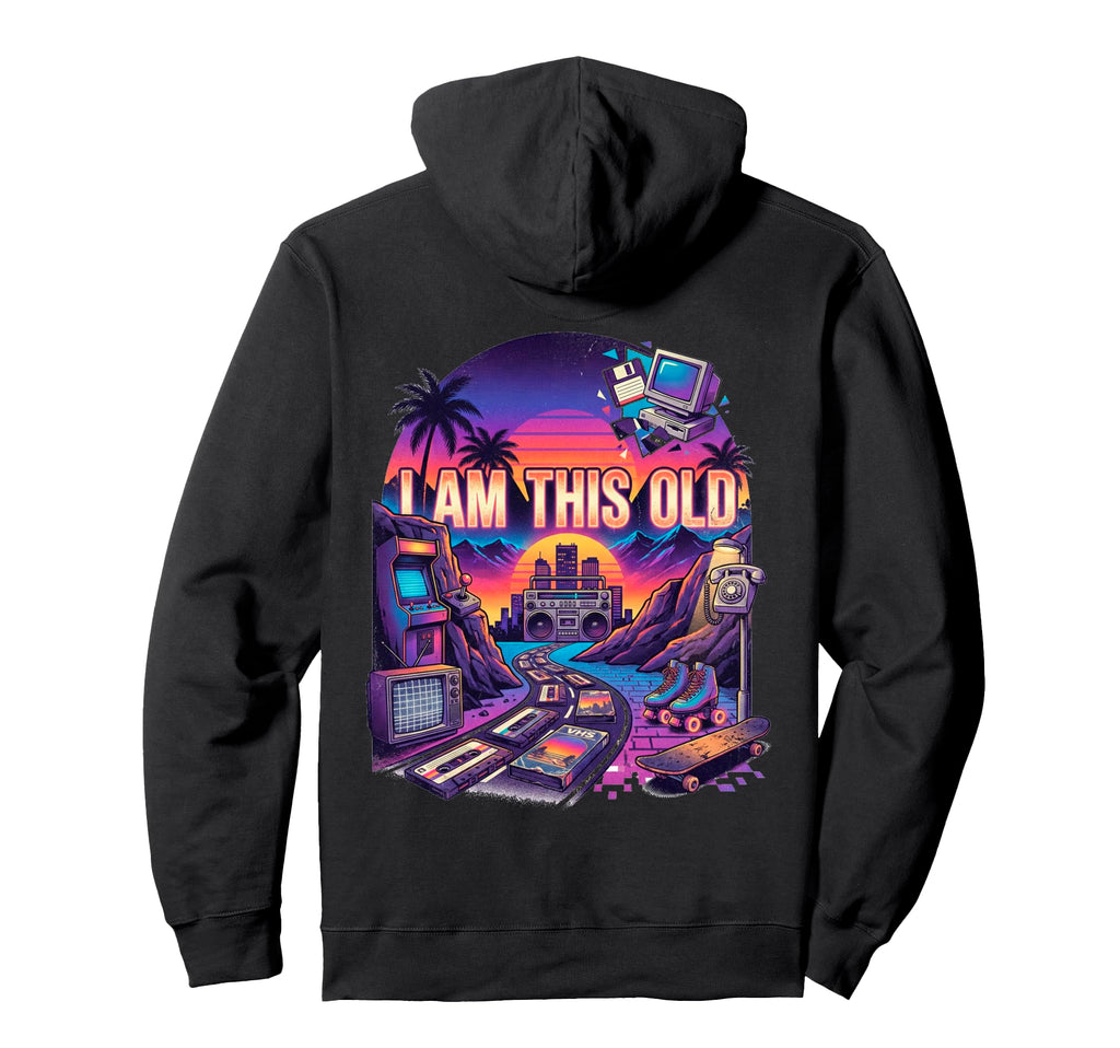Synthwave 80S 90S Nostalgia 1980S Hoodie - Minimalist Print Men Women - T-Shirt, Sweatshirt, Hoodie