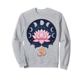 Lotus Flower Moon Phases Zen Yoga Sweatshirt - Novelty Apparel Men Women - T-Shirt, Sweatshirt, Hoodie