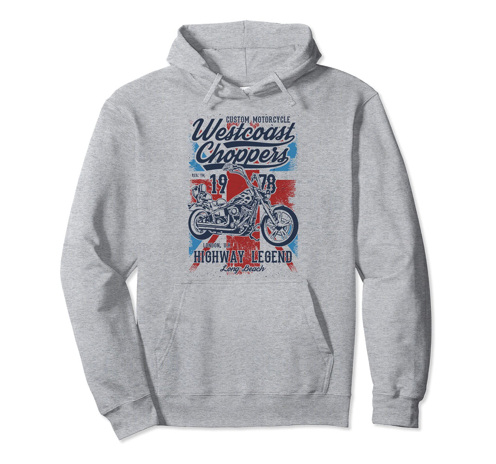 Highway Legend Custom Motorcycle Union Hoodie - Custom Art Print Unisex - T-Shirt, Sweatshirt, Hoodie