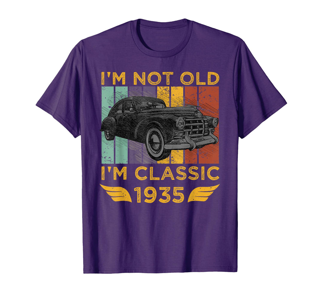 Im Not Old Im 1935 Car Birthday Gift T-Shirt - Unique Graphic for Adults - T-Shirt, Sweatshirt, Hoodie
