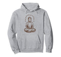 Buddha Patience Prayer Lotus Mindfulness Hoodie - Aesthetic Graphic Unisex - T-Shirt, Sweatshirt, Hoodie
