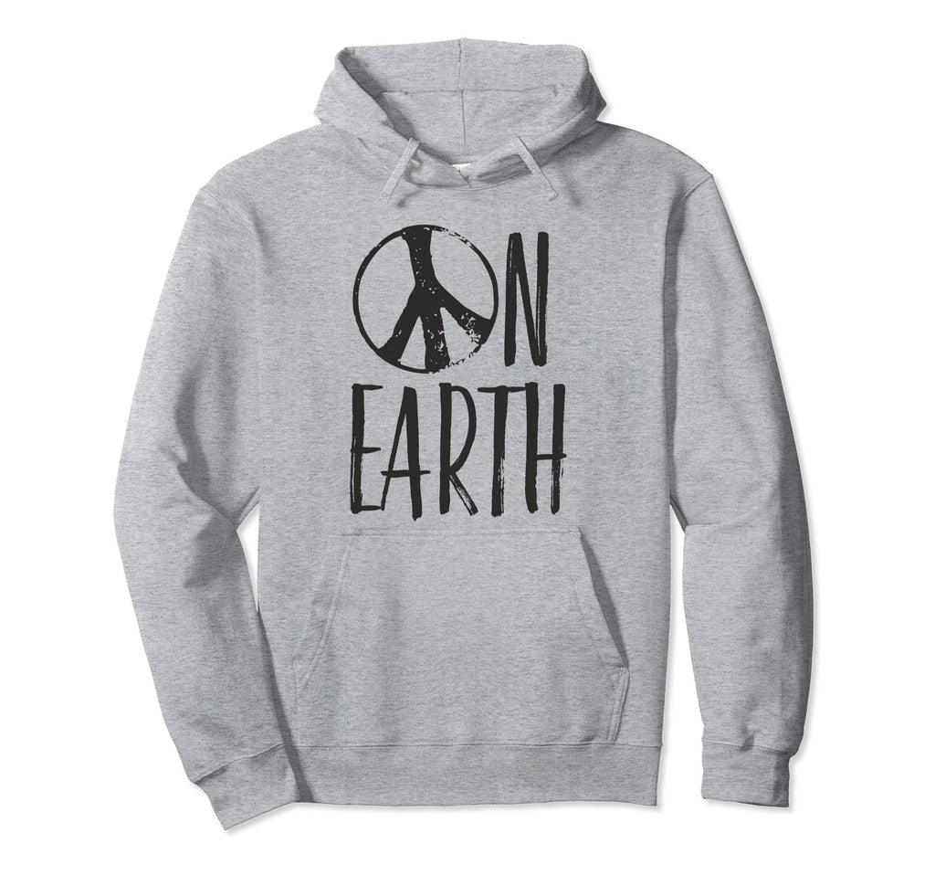 Flower Power Typography Peace Earth 1 Hoodie - Custom Art Print for Adults - T-Shirt, Sweatshirt, Hoodie