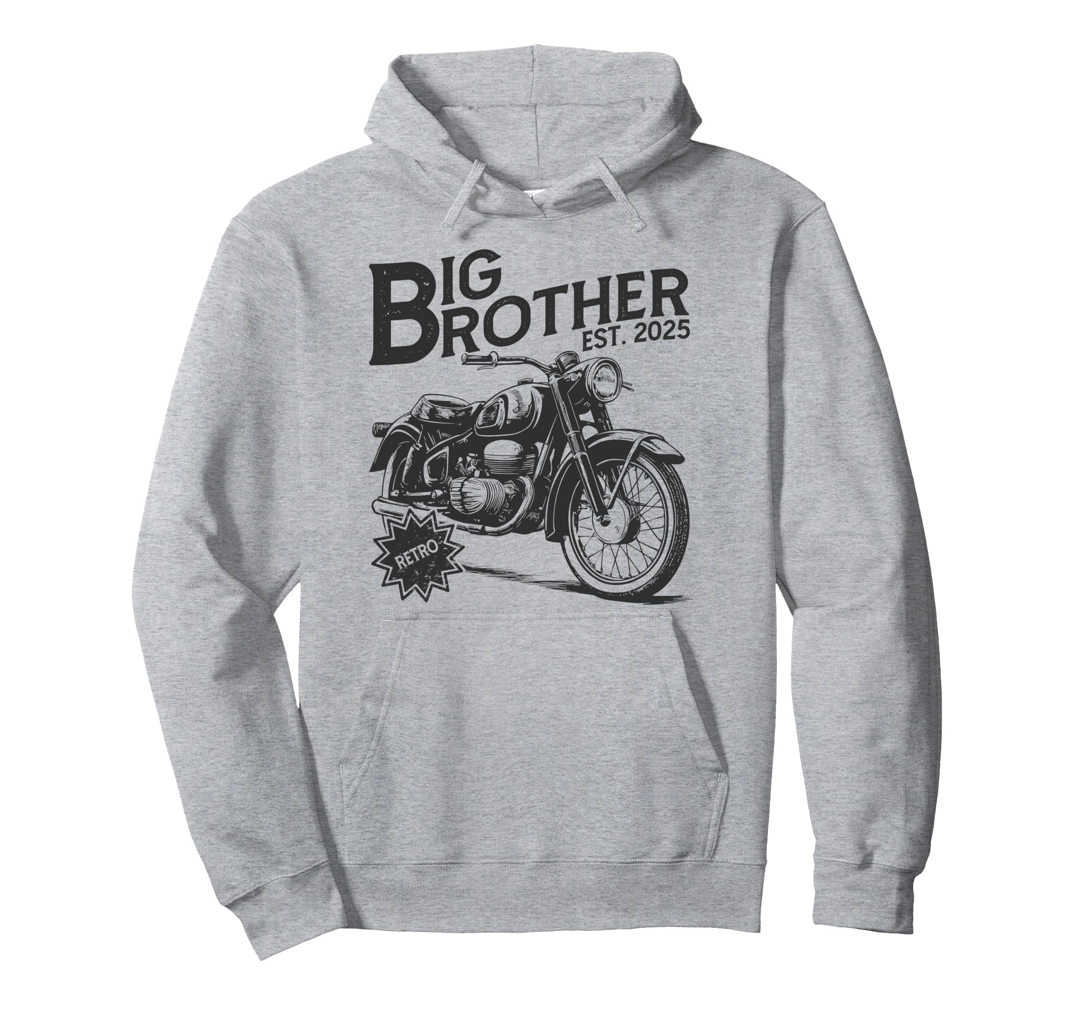 Big Brother Pregnancy Reveal Hoodie - Novelty Apparel for Adults - T-Shirt, Sweatshirt, Hoodie
