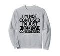 Overthinking Overthinker Funny Sweatshirt - Streetwear Style Men Women - T-Shirt, Sweatshirt, Hoodie