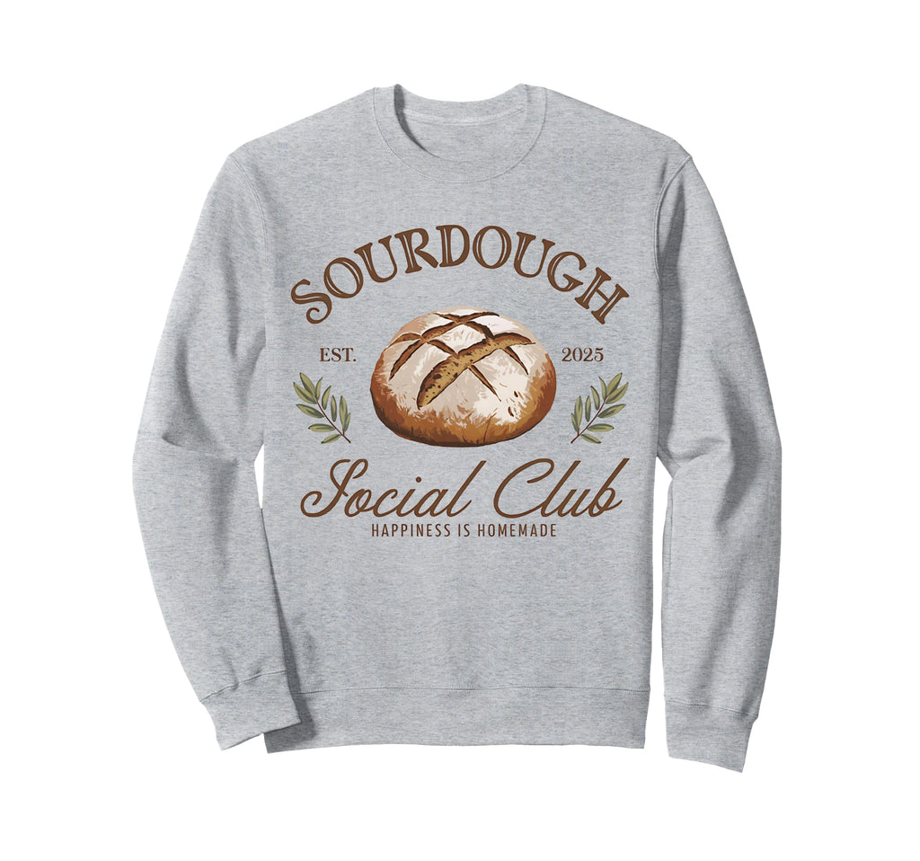 Coquette Bow Sourdough Social Club Sweatshirt - Custom Art Print for Adults - T-Shirt, Sweatshirt, Hoodie