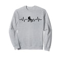 Roller Skating Heartbeat Roller Sweatshirt - Fun Novelty Design for Adults - T-Shirt, Sweatshirt, Hoodie