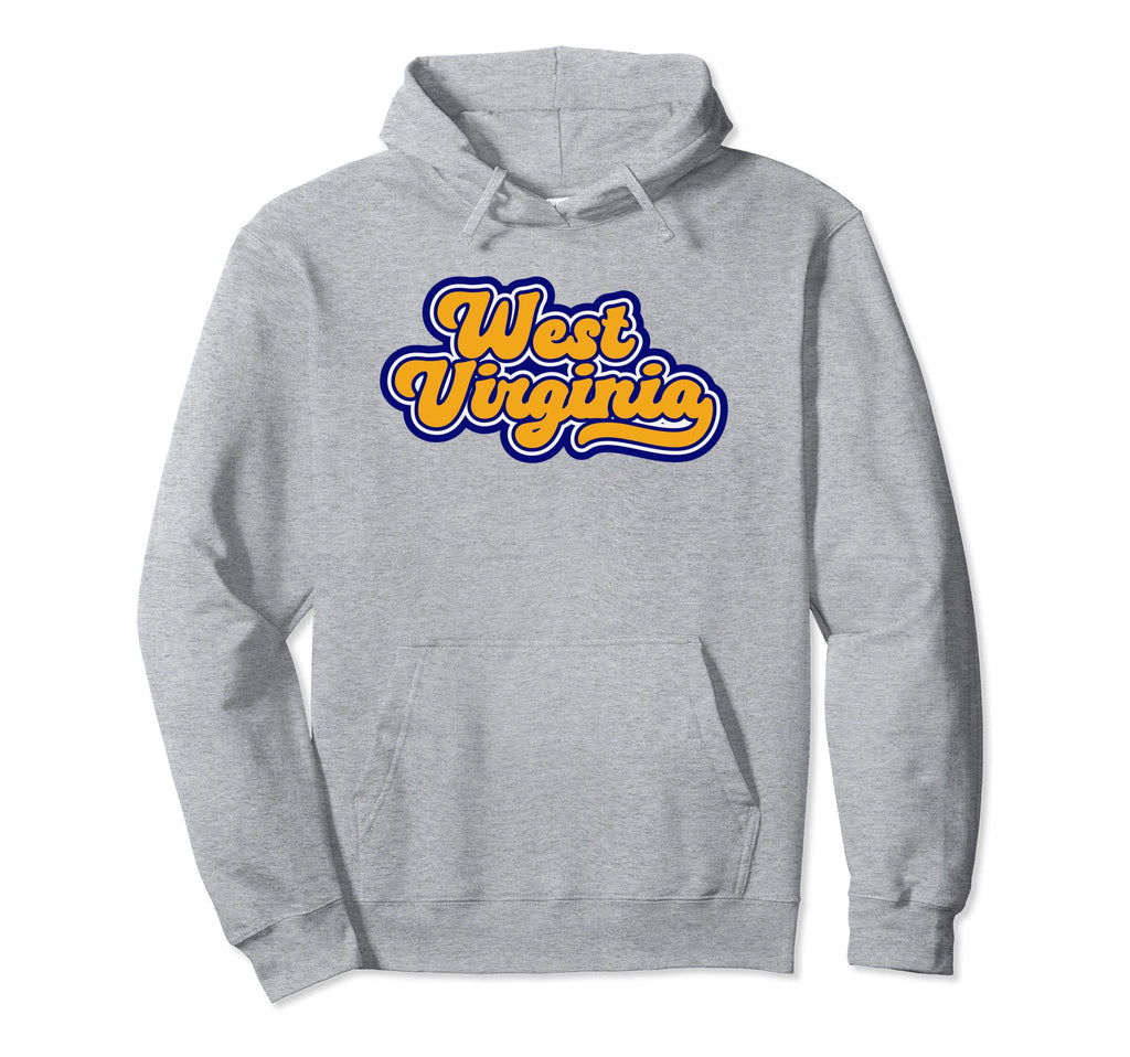 West Virginia Script Hoodie - Novelty Apparel Men Women - T-Shirt, Sweatshirt, Hoodie