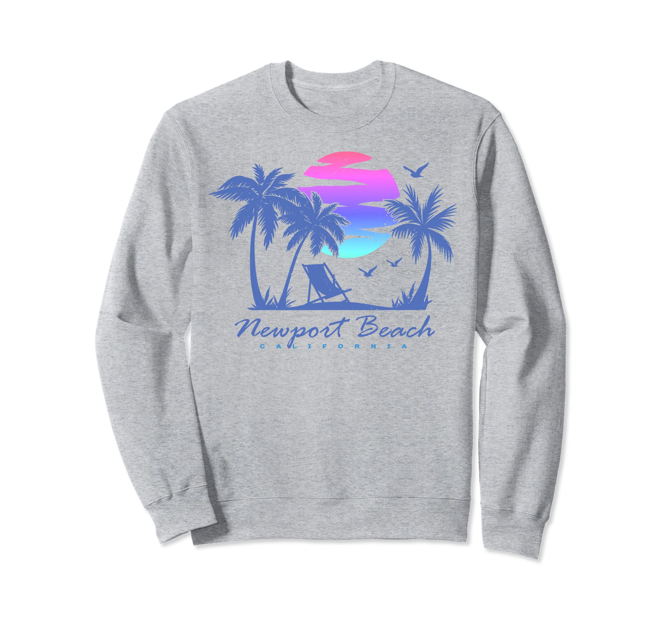 Newport Beach California Vacation Sweatshirt - Graphic Print Men Women - T-Shirt, Sweatshirt, Hoodie