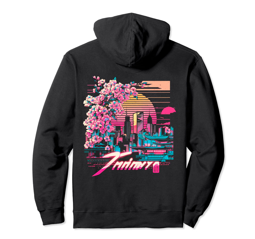 Cherry Blossom Japanese Japan Hoodie - Casual Everyday Wear for Adults - T-Shirt, Sweatshirt, Hoodie