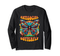 Antisocial Butterfly Funny Very T-Shirt - Minimalist Print for Adults - T-Shirt, Sweatshirt, Hoodie