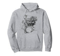 Motorcycle Engine Blueprint Diagram Hoodie - Minimalist Print for Adults - T-Shirt, Sweatshirt, Hoodie