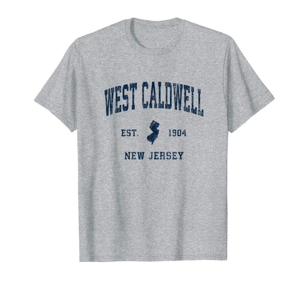 West Caldwell New Jersey Nj Athletic T-Shirt - Streetwear Style for Adults - T-Shirt, Sweatshirt, Hoodie