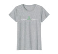 Green Ribbon Heart Beat Mental Health T-Shirt - Minimalist Print Unisex - T-Shirt, Sweatshirt, Hoodie