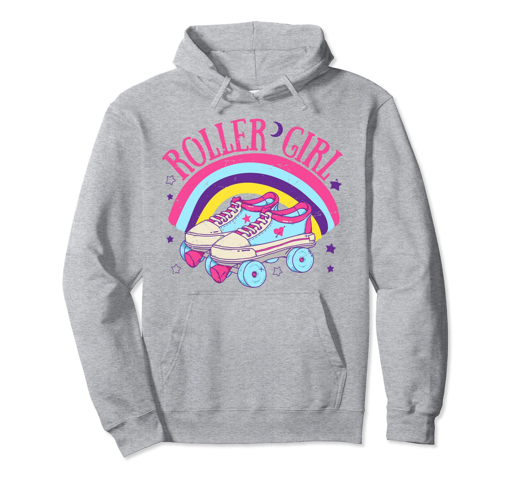 Roller Skater Skating 70S 80S Skates Hoodie - Novelty Apparel Men Women - T-Shirt, Sweatshirt, Hoodie