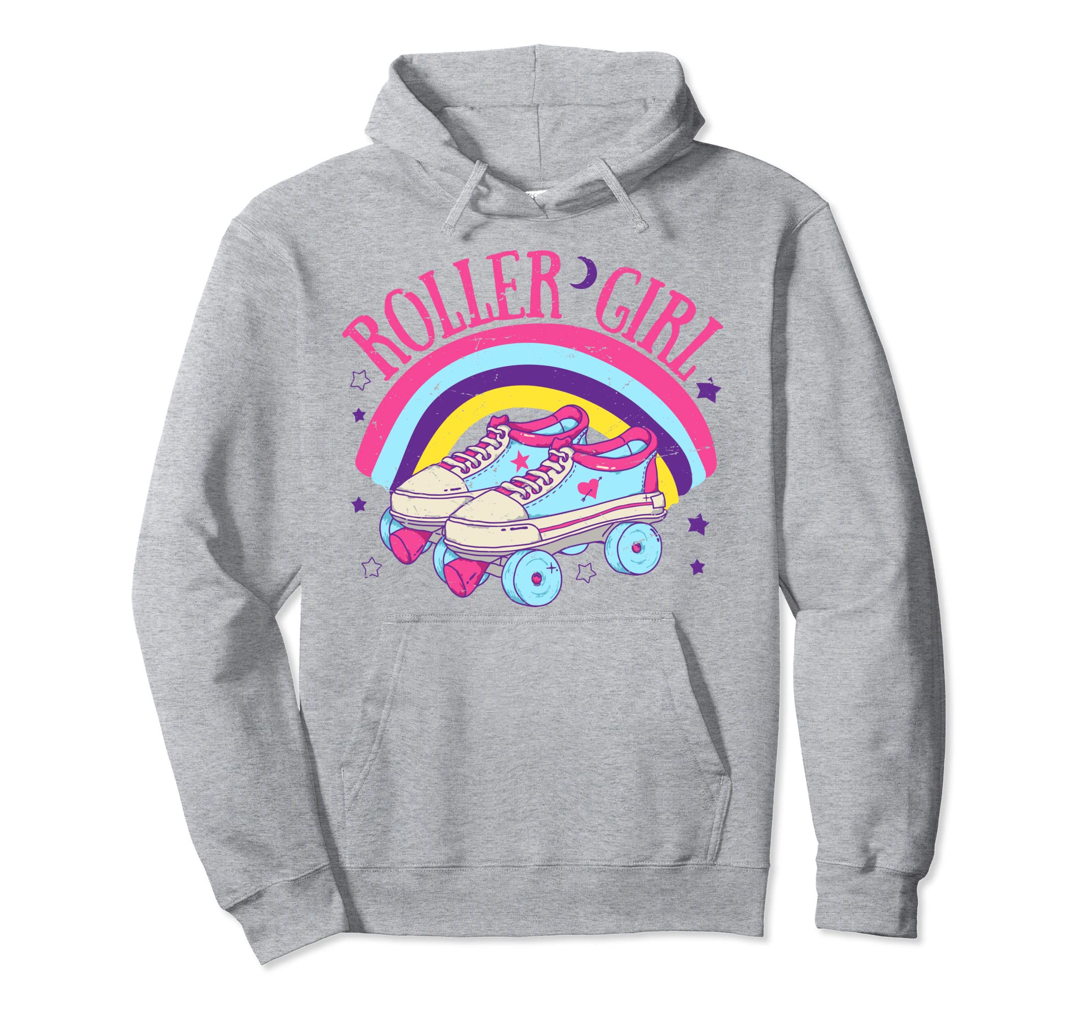 Roller Skater Skating 70S 80S Skates Hoodie - Novelty Apparel Men Women - T-Shirt, Sweatshirt, Hoodie