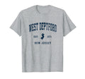 West Deptford New Jersey Nj Athletic T-Shirt - Novelty Apparel for Adults - T-Shirt, Sweatshirt, Hoodie