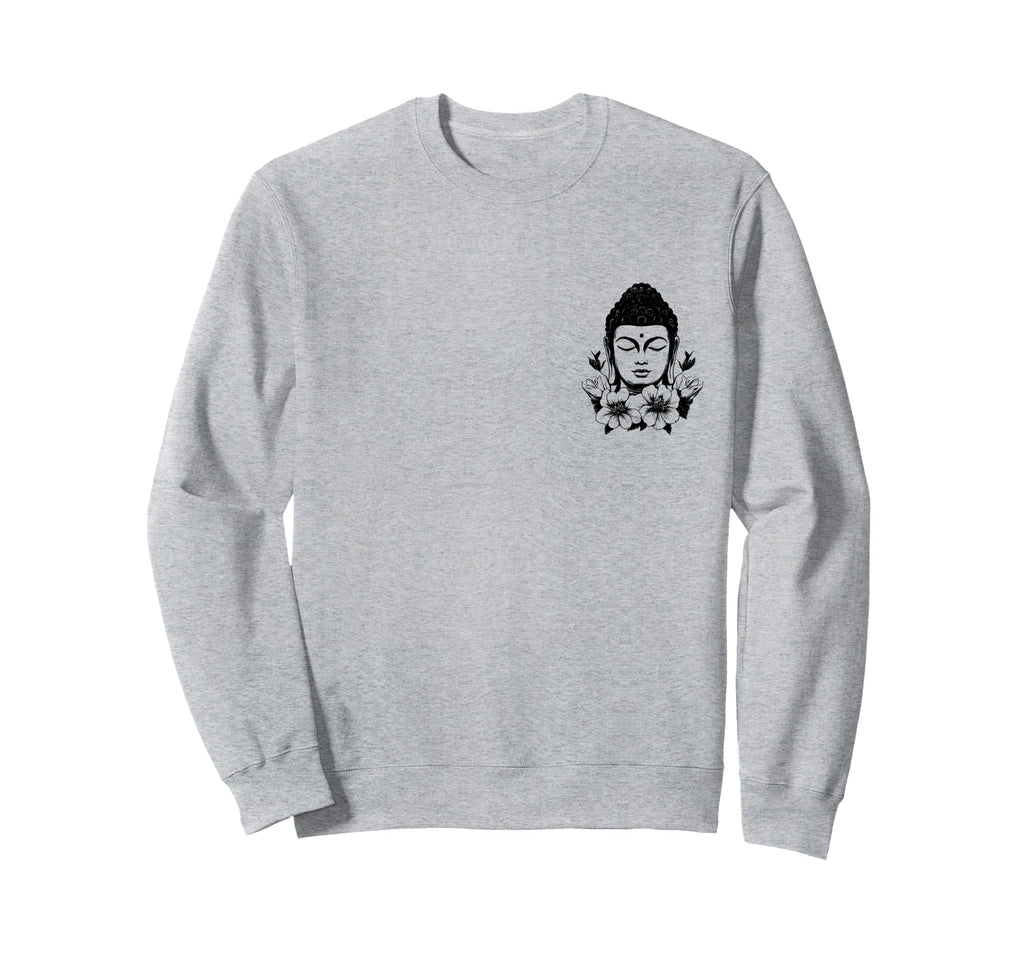 Buddha Pocket Buddhism Mindfulness Sweatshirt - Graphic Print for Adults - T-Shirt, Sweatshirt, Hoodie