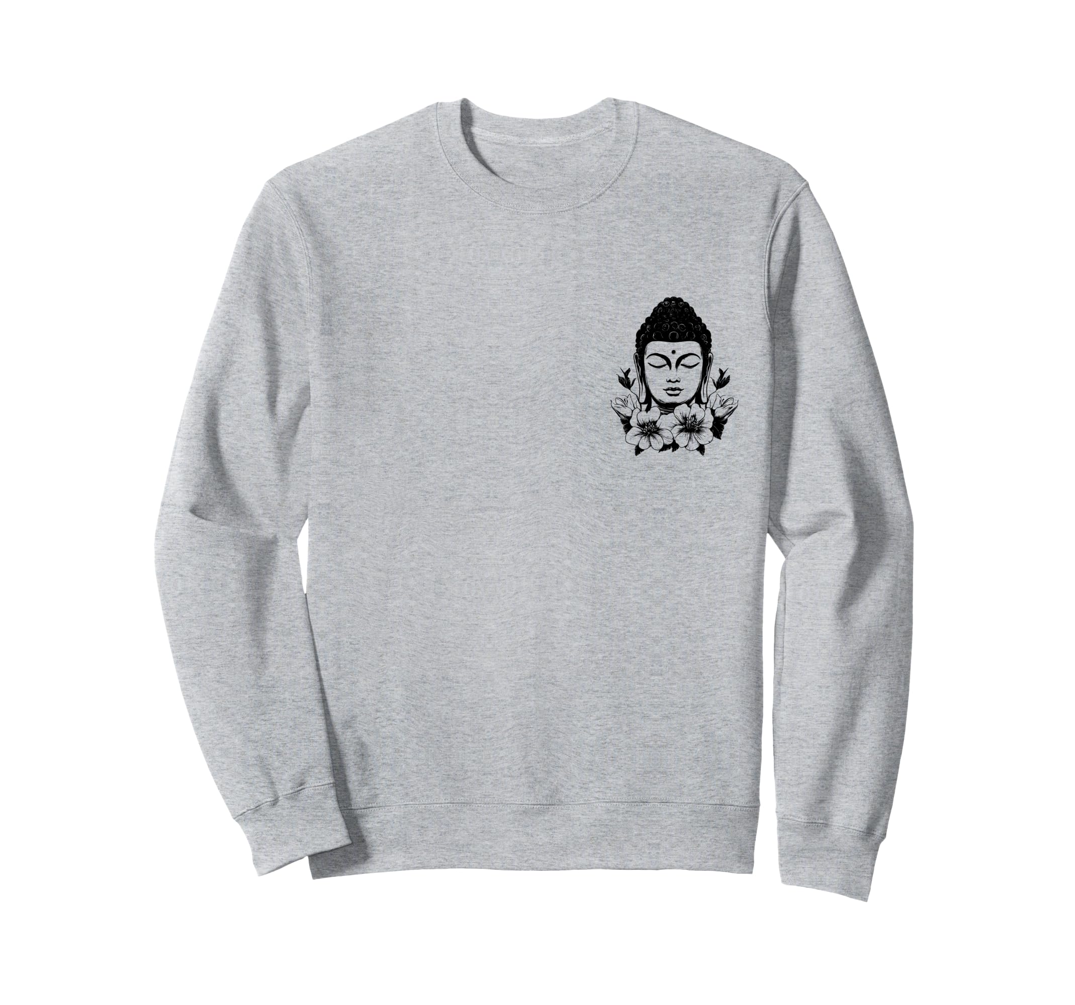 Buddha Pocket Buddhism Mindfulness Sweatshirt - Graphic Print for Adults - T-Shirt, Sweatshirt, Hoodie