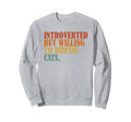 Cat Lover Humorous Overthinkers Sweatshirt - Casual Everyday Wear Unisex - T-Shirt, Sweatshirt, Hoodie