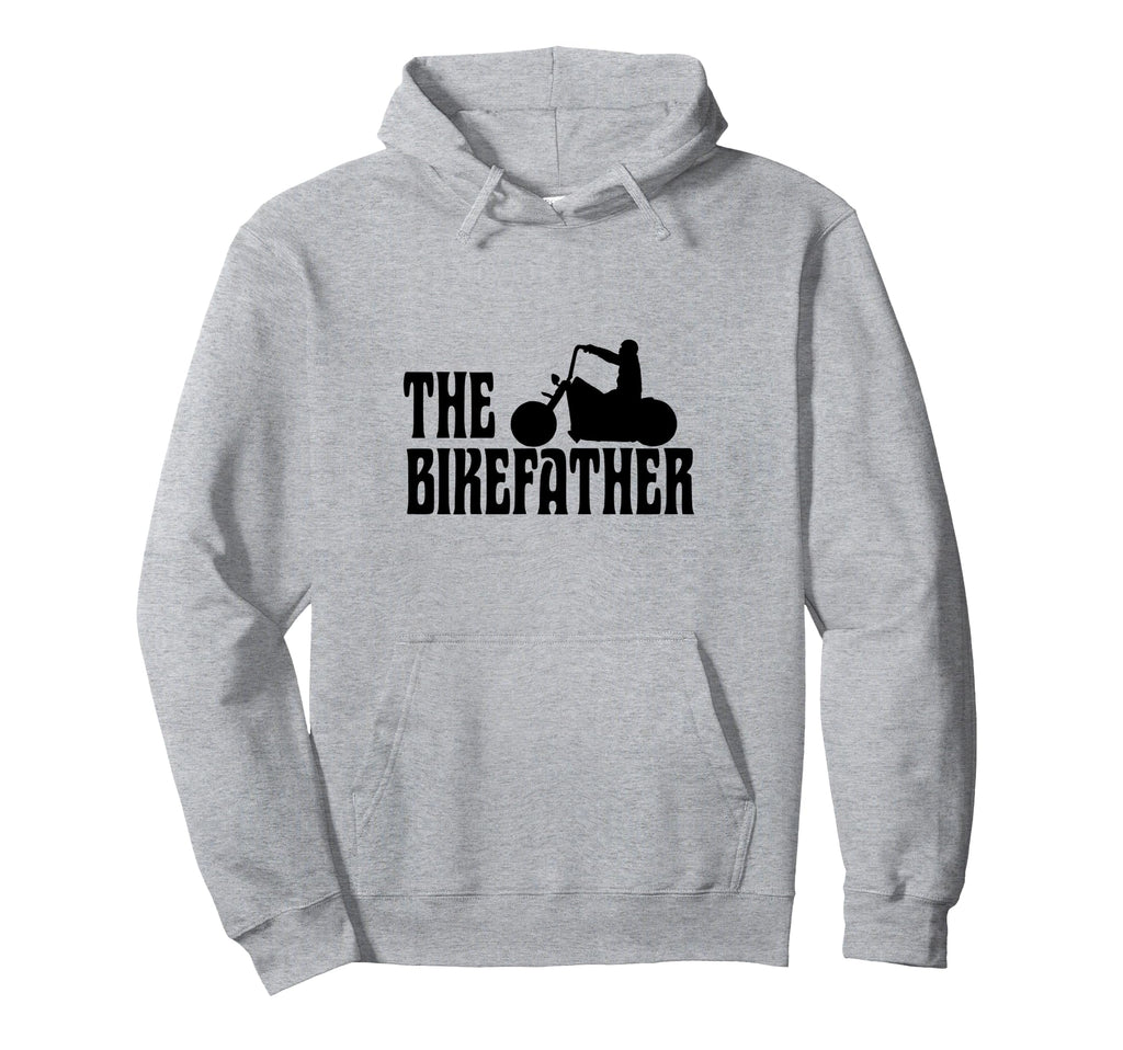 Biker Biker Dad Bikefather Funny Motorcycle Hoodie - Novelty Apparel Unisex - T-Shirt, Sweatshirt, Hoodie