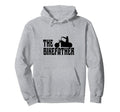 Biker Biker Dad Bikefather Funny Motorcycle Hoodie - Novelty Apparel Unisex - T-Shirt, Sweatshirt, Hoodie