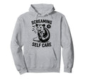 Funny Opossum Raccoon Screaming Is Self Hoodie - Fun Novelty Design Unisex - T-Shirt, Sweatshirt, Hoodie