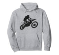 Dirt Bike Riding Motocross Racing Hoodie - Fun Novelty Design Unisex - T-Shirt, Sweatshirt, Hoodie