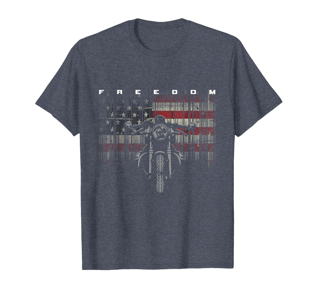 American Flag Motorcycle T-Shirt - Trendy Graphic for Adults - T-Shirt, Sweatshirt, Hoodie