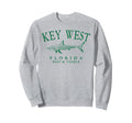 Key West Florida Shark Arched Green Sweatshirt - Graphic Print Men Women - T-Shirt, Sweatshirt, Hoodie